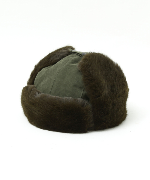 Ruben（ルーベン）の「【RUBEN/ルーベン】RUS-6370  FAKE SUEDE FLIGHT CAP/　フライトキャップ　パイロットキャップ　ボア耳付帽子（キャップ・メンズ・ベージュ/カーキ/ブラック/ベージュ系その他/グリーン系その他/ブラック系その他・フリー）」の18枚目の写真