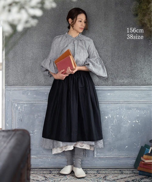 HERMES セリエ コットンスカート FRAMeWORK（フレームワーク）の「≪追加≫オーガニックコットンミニ裏