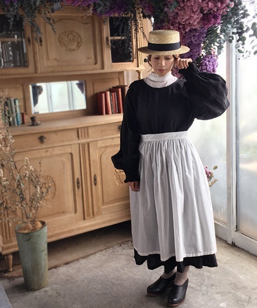 ちろちゃん様　ギャザースカート　エプロン　パンツ CERCA（チェルカ）の「armoire*/ギャザーたっぷりコットン