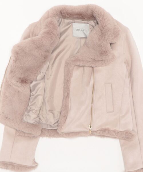 CECIL McBEE（セシルマクビー）の「フェイクスエードファーライダース