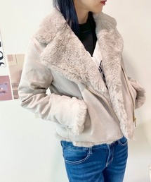 CECIL McBEE（セシルマクビー）の「フェイクスエードファーライダース