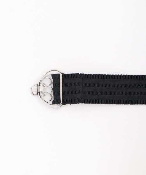 axes femme（アクシーズファム）の「立体バラクラシカルゴムベルト（ベルト・レディース・シルバー/アンティークゴールド/ピンク/ゴールド・FREE）」の15枚目の写真