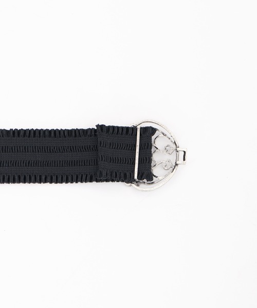 axes femme（アクシーズファム）の「立体バラクラシカルゴムベルト（ベルト・レディース・シルバー/アンティークゴールド/ピンク/ゴールド・FREE）」の16枚目の写真