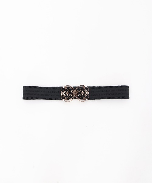 axes femme（アクシーズファム）の「立体バラクラシカルゴムベルト（ベルト・レディース・シルバー/アンティークゴールド/ピンク/ゴールド・FREE）」の19枚目の写真