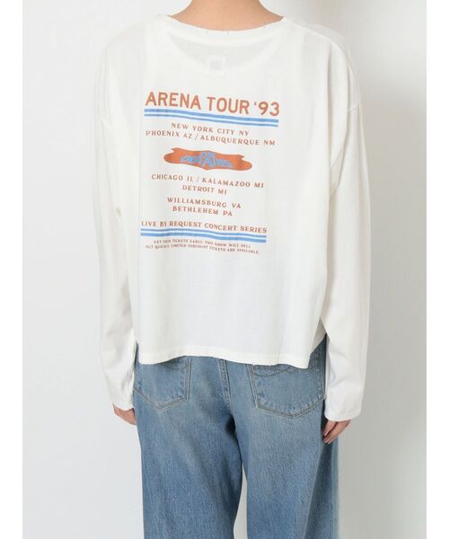 Ungrid（アングリッド）の「ツアーロゴロングスリーブTee（Tシャツ/カットソー・レディース・オレンジ/チャコールグレー/オフホワイト/ブルー・FREE）」の22枚目の写真