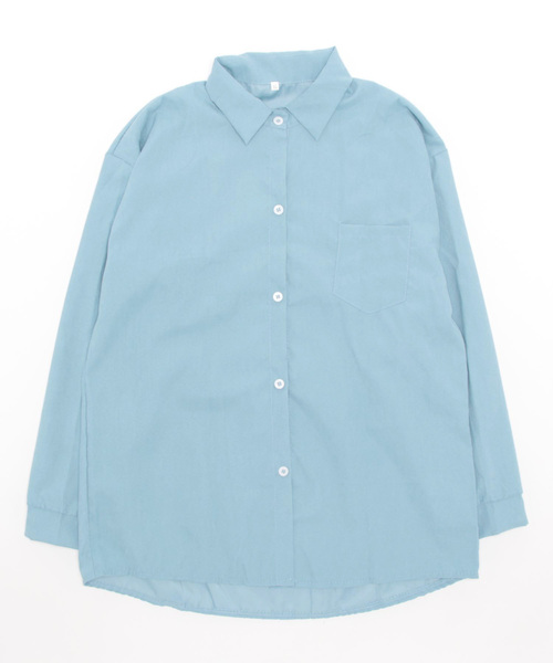 Burner(バーナー)の「【OKUOKU 0909】オーバーシルエット ベーシックシャツ oku-tops-678969190351-19(シャツ/ブラウス・レディース・C/D/A/B・FREE)」の3枚目の写真