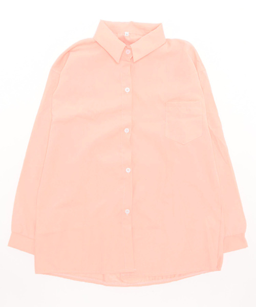 Burner(バーナー)の「【OKUOKU 0909】オーバーシルエット ベーシックシャツ oku-tops-678969190351-19(シャツ/ブラウス・レディース・C/D/A/B・FREE)」の10枚目の写真
