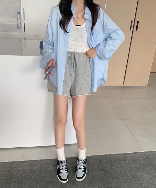 Burner(バーナー)の「【OKUOKU 0909】オーバーシルエット ベーシックシャツ oku-tops-678969190351-19(シャツ/ブラウス・レディース・C/D/A/B・FREE)」の22枚目の写真