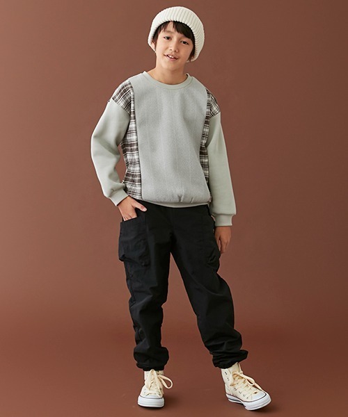 petit main(プティマイン)の「ナイロンパンツ(その他パンツ・キッズ・レッド/ブラック/ライトカーキ・130cm/90cm/110cm/100cm/80cm/140cm/120cm/150cm)」の21枚目の写真