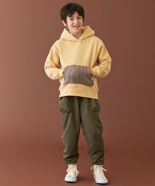petit main(プティマイン)の「ナイロンパンツ(その他パンツ・キッズ・レッド/ブラック/ライトカーキ・130cm/90cm/110cm/100cm/80cm/140cm/120cm/150cm)」の18枚目の写真