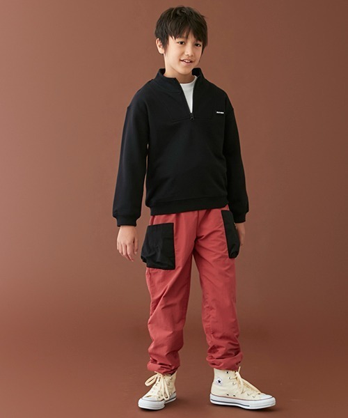 petit main(プティマイン)の「ナイロンパンツ(その他パンツ・キッズ・レッド/ブラック/ライトカーキ・130cm/90cm/110cm/100cm/80cm/140cm/120cm/150cm)」の17枚目の写真