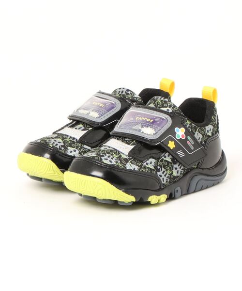 MoonStar(ムーンスター)の「《moonstar》キャロット CRC2329(スニーカー・キッズ・ブラック×パープル/ブラック×シルバー/ブルー・17.0cm/18.0cm/19.0cm/15.0cm/16.0cm)」の3枚目の写真