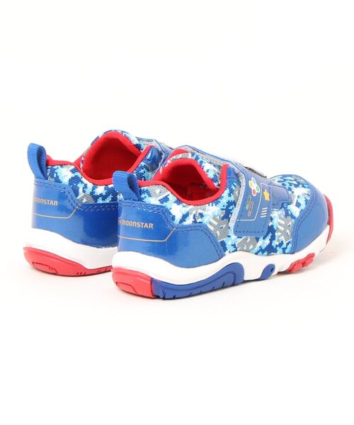 MoonStar(ムーンスター)の「《moonstar》キャロット CRC2329(スニーカー・キッズ・ブラック×パープル/ブラック×シルバー/ブルー・17.0cm/18.0cm/19.0cm/15.0cm/16.0cm)」の4枚目の写真