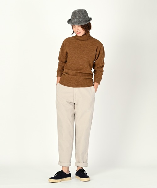 45R（フォーティファイブアール）の「モールサージストレッチの908イージーポッポパンツ（その他パンツ・レディース・バーガンディー/ベージュ・SMALL/MEDIUM/X-SMALL）」の3枚目の写真