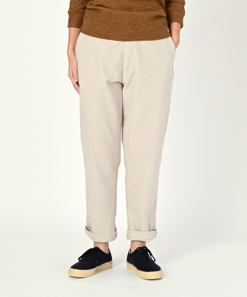 45R（フォーティファイブアール）の「モールサージストレッチの908イージーポッポパンツ（その他パンツ・レディース・バーガンディー/ベージュ・SMALL/MEDIUM/X-SMALL）」の4枚目の写真