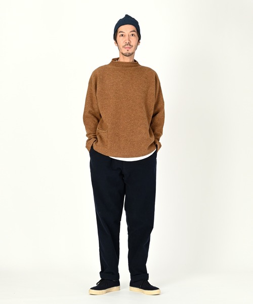 45R（フォーティファイブアール）の「モールサージストレッチの908イージーポッポパンツ（その他パンツ・レディース・バーガンディー/ベージュ・SMALL/MEDIUM/X-SMALL）」の7枚目の写真