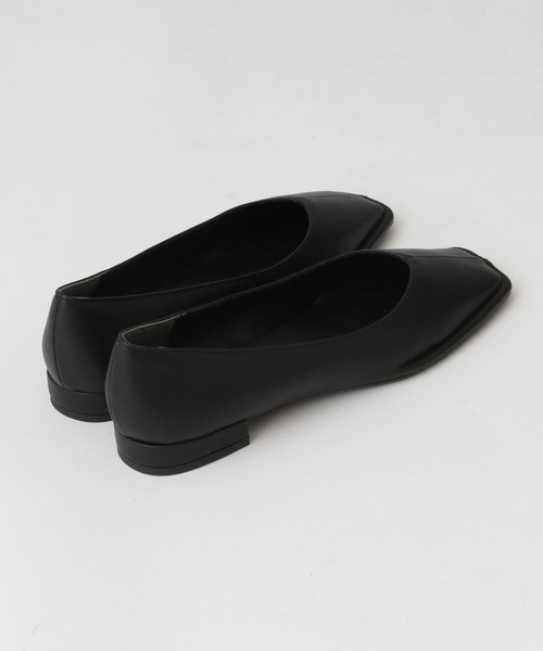 A part by（アパートバイ）の「スクエアフラットパンプス（パンプス・レディース・ライトイエロー/アイボリー/ブラック・LARGE/MEDIUM）」の10枚目の写真