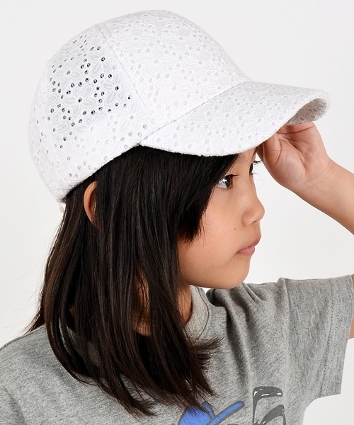 SHIPS(シップス)の「SHIPS KIDS:レース メッシュキャップ(キャップ・キッズ・オフホワイト・LARGE/MEDIUM/SMALL)」の1枚目の写真