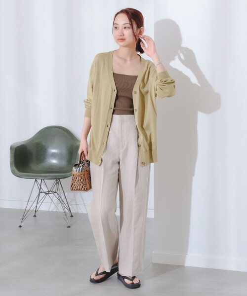 B:MING by BEAMS(ビーミングバイビームス)の「B:MING by BEAMS / シアー ビッグ カーディガン(カーディガン/ボレロ・レディース・オフホワイト/スミクロ/マスタード/ブルー系・FREE)」の17枚目の写真