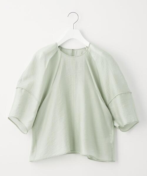 ＜EMMELREFINES＞EMランタンスリーブブラウス