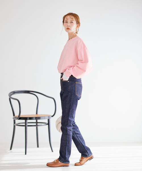 JOURNAL STANDARD（ジャーナルスタンダード）の「■《追加3》タックスウェットシャツ（Tシャツ/カットソー・レディース・ホワイト/ブラック/チャコールグレー/ピンク/ダークブルー・FREE）」の8枚目の写真