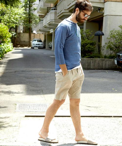 BEAUTY&YOUTH UNITED ARROWS(ビューティーアンドユースユナイテッドアローズ)の「BY ∴ ストレッチ クロス ショーツ ◆(その他パンツ・メンズ・オフホワイト/ベージュ・SMALL/MEDIUM/X-LARGE/LARGE)」の6枚目の写真