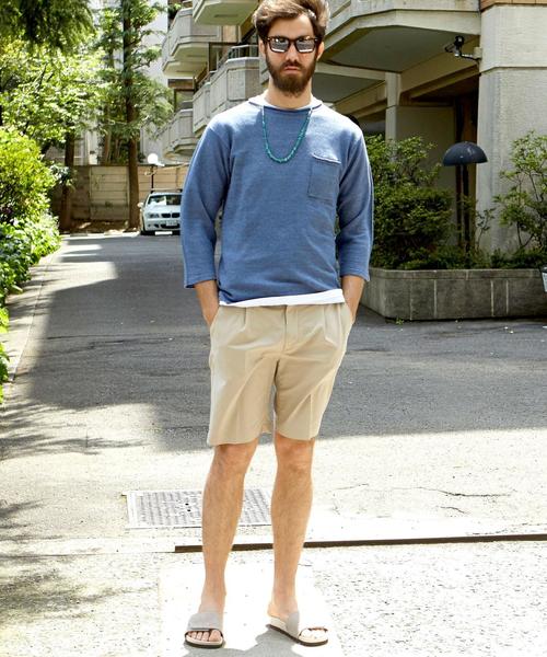 BEAUTY&YOUTH UNITED ARROWS(ビューティーアンドユースユナイテッドアローズ)の「BY ∴ ストレッチ クロス ショーツ ◆(その他パンツ・メンズ・オフホワイト/ベージュ・SMALL/MEDIUM/X-LARGE/LARGE)」の7枚目の写真