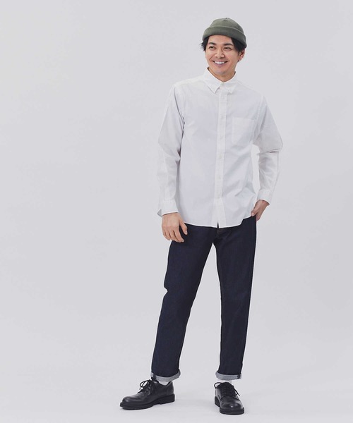 BACK NUMBER(バックナンバー)の「【BACK NUMBER】ピンオックスBDシャツ(シャツ/ブラウス・メンズ・ホワイト/ブラック/サックスブルー/ライトピンク・S/M/L/XL)」の14枚目の写真