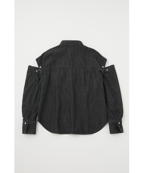 MOUSSY（マウジー）の「CUT OUT DENIM シャツ（シャツ/ブラウス