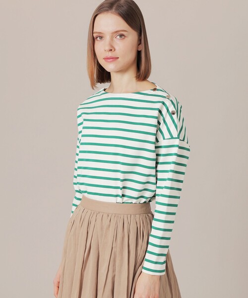 MACKINTOSH LONDON（マッキントッシュ ロンドン）の「オーガニックコットンジャージープルオーバー（Tシャツ/カットソー・レディース・ピンク/ネイビー/ブラック/ライトブルー/グリーン系その他4・38）」の3枚目の写真