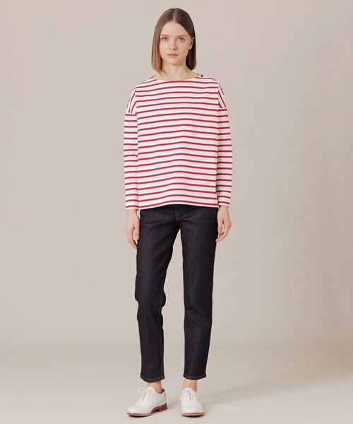 MACKINTOSH LONDON（マッキントッシュ ロンドン）の「オーガニックコットンジャージープルオーバー（Tシャツ/カットソー・レディース・ピンク/ネイビー/ブラック/ライトブルー/グリーン系その他4・38）」の7枚目の写真