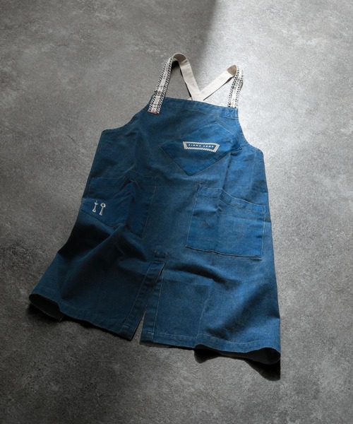 Fishs Eddy(フィッシュエディ)】プリントウォッシュエプロン（エプロン