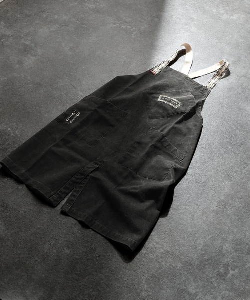 Fishs Eddy(フィッシュエディ)の「【Fishs Eddy(フィッシュエディ)】プリントウォッシュエプロン(エプロン・レディース・ブラック/ブルー・FREE)」の2枚目の写真