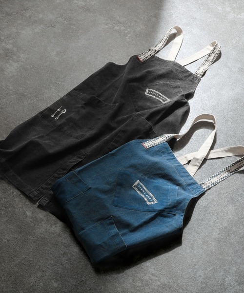 エブリィフィッシュ Fishs Eddy(フィッシュエディ)】プリントウォッシュエプロン（エプロン