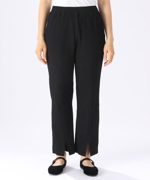 niko and...（ニコアンド）の「セルフカットリブスリットパンツ（その他パンツ・レディース・ブルー/オレンジ/オフホワイト/カーキ/ブラック/パープル・LARGE/MEDIUM）」の20枚目の写真