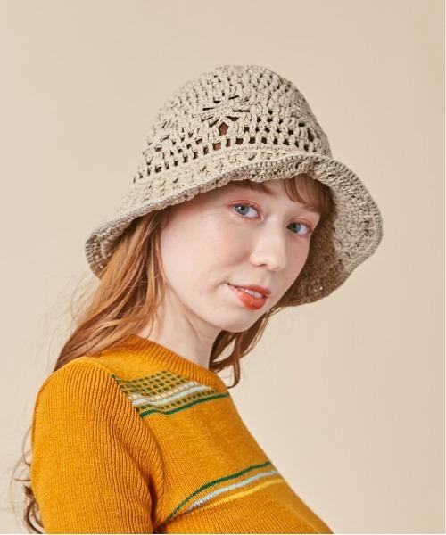 kaorinomori(カオリノモリ)の「kaorinomori アテハット(ハット・レディース・ホワイト/ベージュ/ライトパープル・FREE)」の9枚目の写真