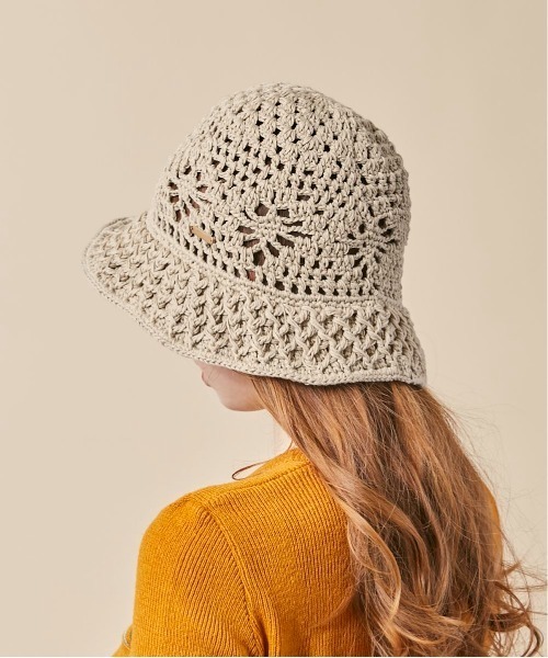 kaorinomori(カオリノモリ)の「kaorinomori アテハット(ハット・レディース・ホワイト/ベージュ/ライトパープル・FREE)」の11枚目の写真