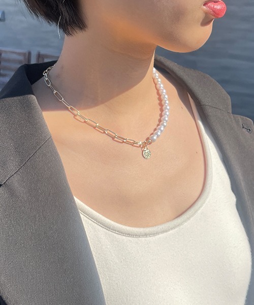 SEN TOKYO（セントーキョー）の「パールデザインネックレス（ネックレス・レディース・ゴールド/シルバー系その他2/ゴールド系その他2/ゴールド系その他3/シルバー/ゴールド系その他4・FREE）」の22枚目の写真