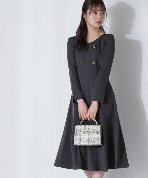 PROPORTION BODY DRESSING(プロポーションボディドレッシング)の「フレアーワンピース / 1213140301(ワンピース・レディース・ベージュ/ブルー・SMALL/MEDIUM)」の3枚目の写真
