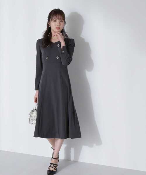 PROPORTION BODY DRESSING(プロポーションボディドレッシング)の「フレアーワンピース / 1213140301(ワンピース・レディース・ベージュ/ブルー・SMALL/MEDIUM)」の4枚目の写真