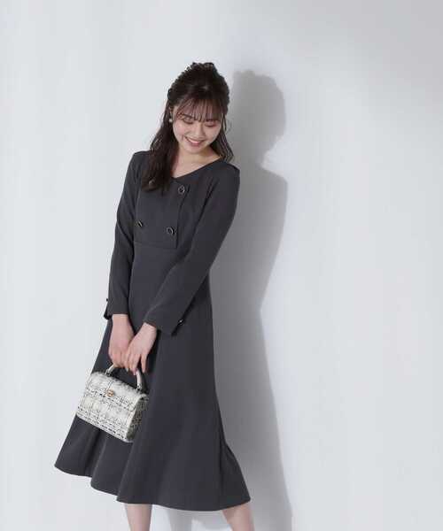 PROPORTION BODY DRESSING(プロポーションボディドレッシング)の「フレアーワンピース / 1213140301(ワンピース・レディース・ベージュ/ブルー・SMALL/MEDIUM)」の5枚目の写真