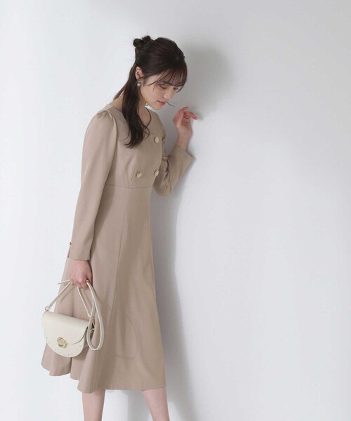 PROPORTION BODY DRESSING(プロポーションボディドレッシング)の「フレアーワンピース / 1213140301(ワンピース・レディース・ベージュ/ブルー・SMALL/MEDIUM)」の11枚目の写真