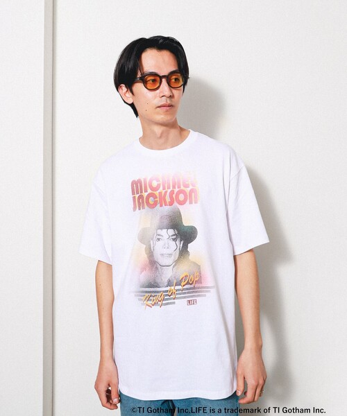 LIFE(ライフ)の「LIFE / Michael Jackson T-shirt 23SS(Tシャツ/カットソー・メンズ・ホワイト・SMALL/MEDIUM/LARGE/X-LARGE)」の5枚目の写真
