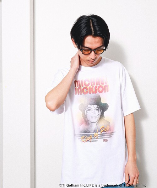 LIFE(ライフ)の「LIFE / Michael Jackson T-shirt 23SS(Tシャツ/カットソー・メンズ・ホワイト・SMALL/MEDIUM/LARGE/X-LARGE)」の6枚目の写真