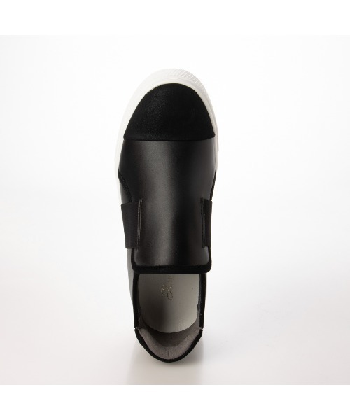 Riz raffinee（リズラフィーネ）の「厚底スリッポンスニーカー（スリッポン・レディース・アイボリー/グレー系その他4/ブラック・23cm/23.5cm/24.5cm/24cm/22.5cm）」の6枚目の写真