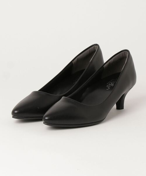 AAA+Feminine（サンエープラスフェミニン）の「AAA+Feminine ふわふわインソール ローヒールパンプス（パンプス・レディース・ブラック系2/ブラック系1/ブラック系/ブラック・37/38/41/35/40/42/39/34/36）」の9枚目の写真