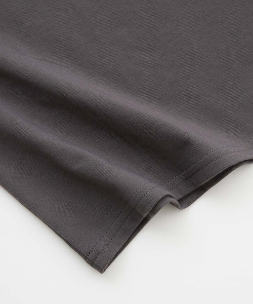 BONLECILL(ボンルシール)の「フレンチモチーフ刺繍 クロップド パフスリーブ半袖Tシャツ(Tシャツ/カットソー・レディース・モスグリーン/オートミール/チャコールグレー/オフホワイト・FREE)」の10枚目の写真