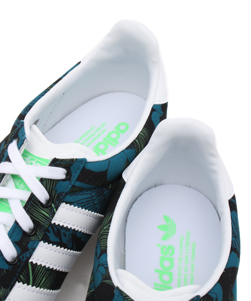 adidas（アディダス）の「ウィメンズ アディダス ガゼル ハワイ柄 adidas GAZELLE OG W 15SS（スニーカー・レディース・ブラック/ピンク・23cm/24.5cm/24cm/23.5cm）」の8枚目の写真