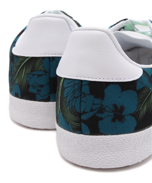 adidas（アディダス）の「ウィメンズ アディダス ガゼル ハワイ柄 adidas GAZELLE OG W 15SS（スニーカー・レディース・ブラック/ピンク・23cm/24.5cm/24cm/23.5cm）」の9枚目の写真