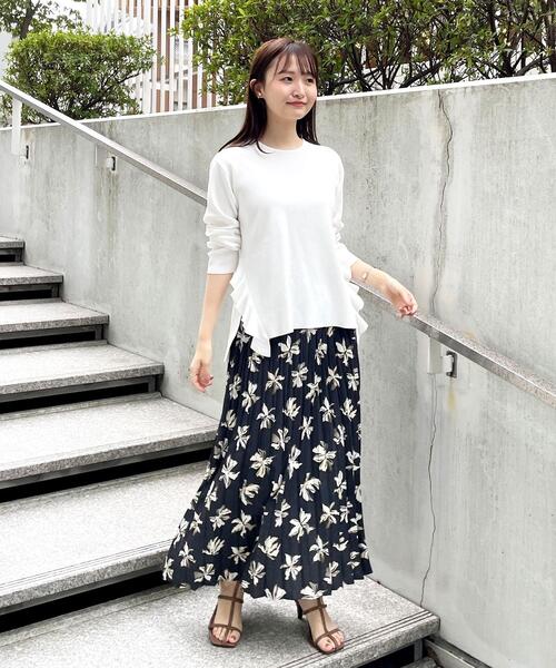 OPAQUE.CLIP(オペークドットクリップ)の「◆≪ヒルナンデス!で紹介≫ クロスストラップヒールサンダル(サンダル・レディース・ブラック/ブラウン系・02/03)」の4枚目の写真